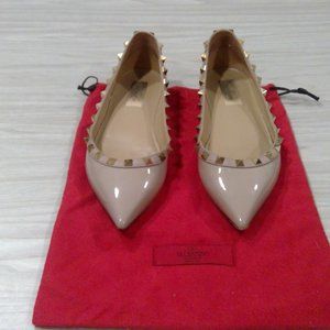 Valentino Rockstud Ballet Flats